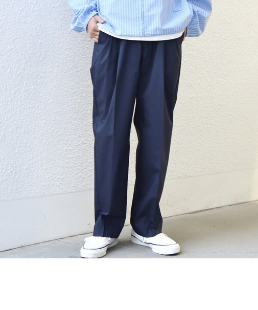 SHIPS any:〈洗濯機可能〉SOLOTEX(R) タイプライター 2タック イージー パンツ◇
