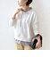 【WEB限定】〈手洗い可能〉ブラウス コンビ スウェット プルオーバー