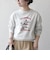 【SHIPS any別注】THE KNiTS:〈洗濯機可能〉ロゴ プリント スウェット 26SS