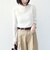 SHIPS Colors:〈手洗い可能〉ストレッチ レース ボートネック トップス◇