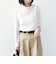 SHIPS Colors:〈手洗い可能〉ストレッチ レース ボートネック トップス◇