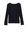 SHIPS Colors:〈手洗い可能〉ストレッチ レース ボートネック トップス◇