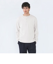 City Ambient Products: ピケ ヘンリー ネック ロングスリーブ