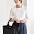quaranciel:〈洗濯機可能〉テレコ リブ クルー ヘンリー 2way ハーフスリーブ TEE