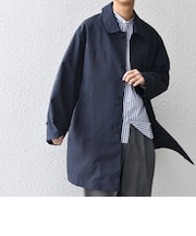 〈撥水加工〉タスラン SOLOTEX(R) ステンカラー コート 26AW◇