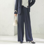 〈接触冷感 / UVカット〉Refinel セミ ワイド パンツ(セレモニー対応可)