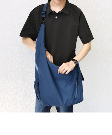 SHIPS any: コットン/ナイロン 2WAY ポケット ショルダー バッグ◇