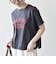 【SHIPS any別注】Collegiate Pacific:〈洗濯機可能〉V ガゼット プリント & 刺繍 Tシャツ