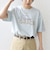 【WEB限定】バック タック ショート スリーブ ロゴ プリント TEE