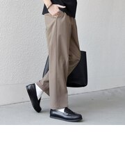 SHIPS any:〈吸水速乾〉Rapidry クリース アンクル テーパード イージーパンツ26SS◇