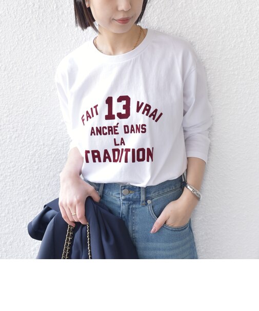 《追加予約》【WEB限定】〈洗濯機可能〉フロッキー ロゴ TEE(ロンT)◇