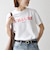 TRICOMER:〈洗濯機可能〉フレンチ ロゴ プリント TEE