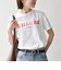 TRICOMER:〈洗濯機可能〉フレンチ ロゴ プリント TEE