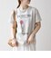 TRICOMER:〈洗濯機可能〉フレンチ ロゴ プリント TEE