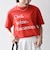 TRICOMER:〈洗濯機可能〉フレンチ ロゴ プリント TEE