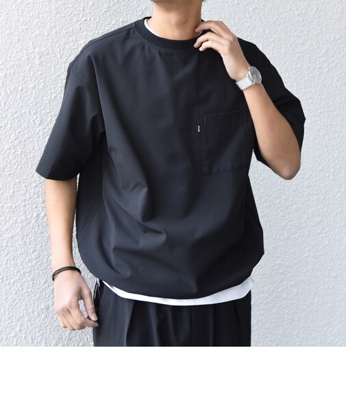 SHIPS any:〈吸水速乾〉Rapidry クルーネック スピンドル ポケット Tシャツ◇