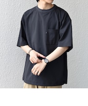 SHIPS any:〈吸水速乾〉Rapidry クルーネック スピンドル ポケット Tシャツ◇
