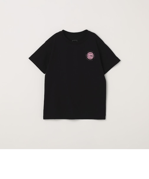 THE NORTH FACE: ジオスクエア ロゴ Tシャツ<KIDS>