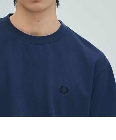 【SHIPS別注】FRED PERRY: ワンポイントロゴ ピケ Tシャツ 26SS