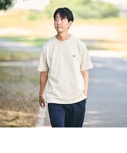 【SHIPS別注】FRED PERRY: ワンポイントロゴ ピケ Tシャツ 26SS