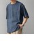 SHIPS any:〈UVカット〉FUTURE LINEN CANVAS リネンライク デザイン リブ ポケット Tシャツ◇