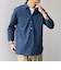 SHIPS any:〈洗濯機可能〉コットン/リネン 7分袖 スキッパー プルオーバー シャツ 26SS◇