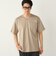 SHIPS Colors:〈抗菌防臭・接触冷感・UVカット〉シルケット コットン Vネック T◇