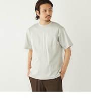 SHIPS Colors:〈抗菌防臭・接触冷感・UVカット〉シルケット コットン クルーネック T◇