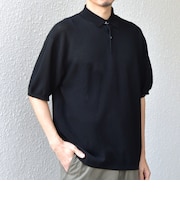 SHIPS any:〈手洗い可能〉TEXBRID(R) ドライタッチ サマー ニット 半袖 ポロシャツ◇