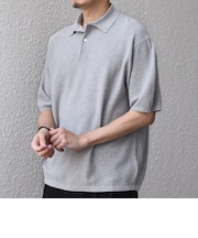 SHIPS any:〈手洗い可能〉TEXBRID(R) ドライタッチ サマー ニット 半袖 ポロシャツ◇
