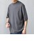 SHIPS any:〈手洗い可能〉ハイゲージ ニット リネン ミックス モックネック 半袖 Tシャツ 26SS◇