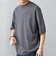 SHIPS any:〈手洗い可能〉ハイゲージ ニット リネン ミックス モックネック 半袖 Tシャツ 26SS◇