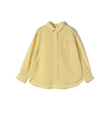 SHIPS Colors:〈洗濯機可能〉ユーロリネン (EURO Linen) 2WAY ロングスリーブ シャツ◇