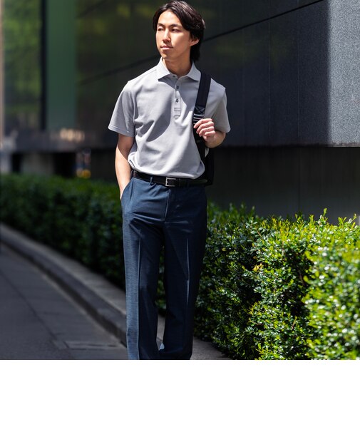 SHIPS:〈接触冷感〉I Cotoni di Albini ショート スリーブ ポロシャツ