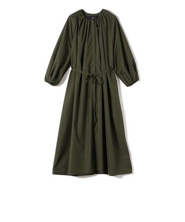 SHIPS Primary Navy Label:〈手洗い可能〉撥水 羽織 ギャザー ワンピース