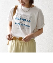 【SHIPS any別注】La Hutte:〈洗濯機可能〉デザイン ロゴ プリント TEE 26AW