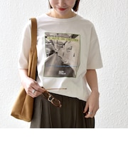 【SHIPS any別注】La Hutte:〈洗濯機可能〉デザイン ロゴ プリント TEE 26AW