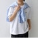 【SHIPS any別注】LACOSTE: ワンポイント ロゴ ピケ クルーネック Tシャツ 26SS◇