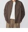 SHIPS: 〈MADE IN JAPAN〉エアー サッカー リラックス バンドカラー シャツ