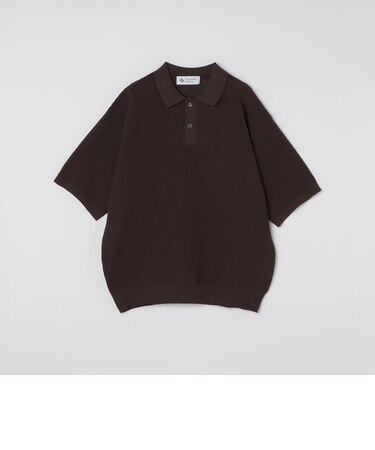 City Ambient Products: ポリエステル メッシュ ニット ショートスリーブ ポロ