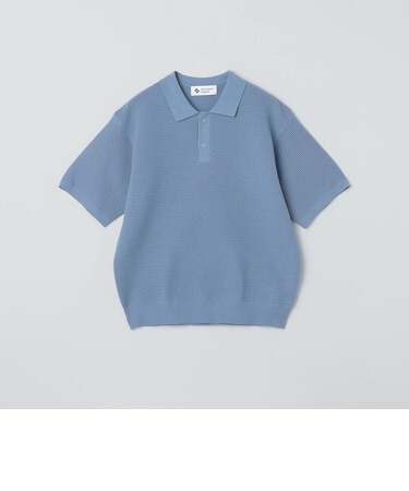 City Ambient Products: ポリエステル メッシュ ニット ショートスリーブ ポロ
