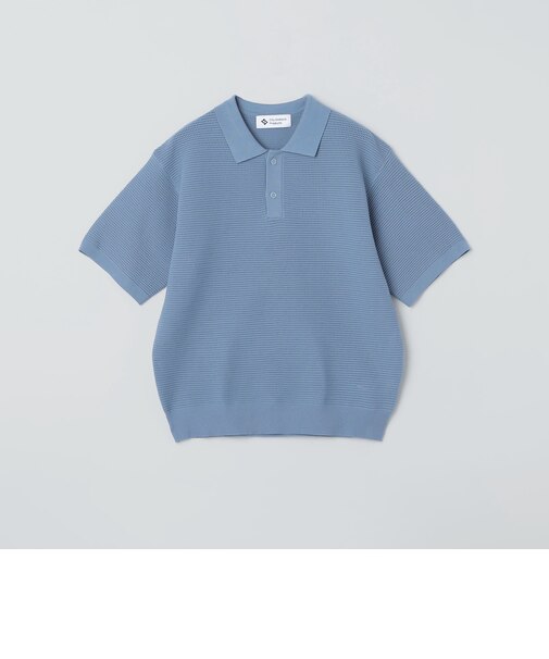 City Ambient Products: ポリエステル メッシュ ニット ショートスリーブ ポロ