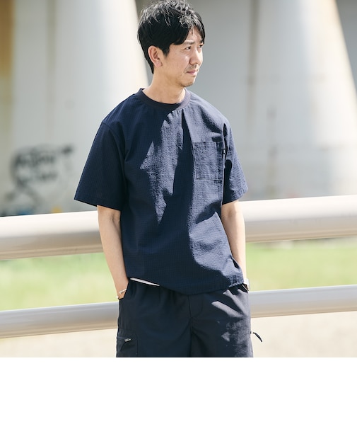 SHIPS:〈MADE IN JAPAN〉空羽 サッカー Tシャツ