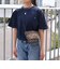 【WEB限定】SHIPS: マイクロ ワッペン フェード Tシャツ