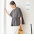 〈接触冷感 / 撥水加工〉TEXBRID(R) タフタ ショート スリーブ 羽織 シャツ