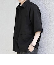SHIPS any:〈撥水/軽量/ストレッチ〉SOLOTEX(R) シアサッカー キャンプポケット シャツ◇
