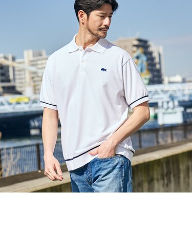 【SHIPS別注】LACOSTE: シャンティイー トリム ポロシャツ