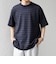 SHIPS any:〈洗濯機可能〉デザイン リブ ベーシック ボーダー Tシャツ◇