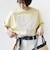 【WEB限定】〈汗染み防止/手洗い可能〉クロシェ レース ドッキング ショート スリーブ TEE