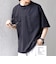 SHIPS any:〈接触冷感/ストレッチ〉360° THE CIRCLE STRETCH リネン ミックス スピンドル Tシャツ(セットアップ対応)◇